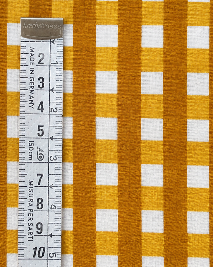 Tela Vichy Amarillo - Imagen 2