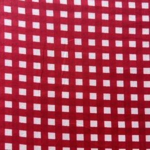 Tela Vichy Rojo