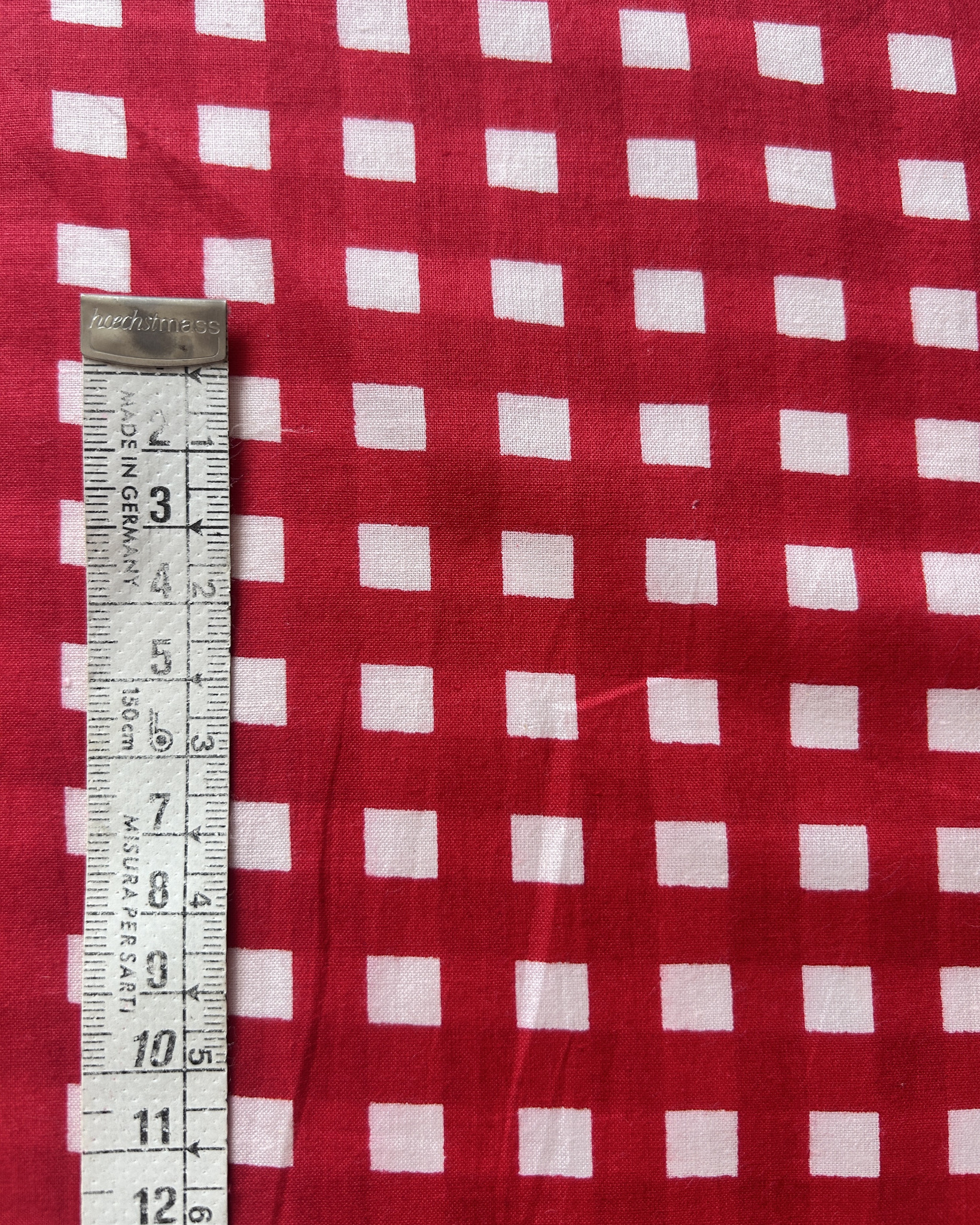 Tela Vichy Rojo - Imagen 2