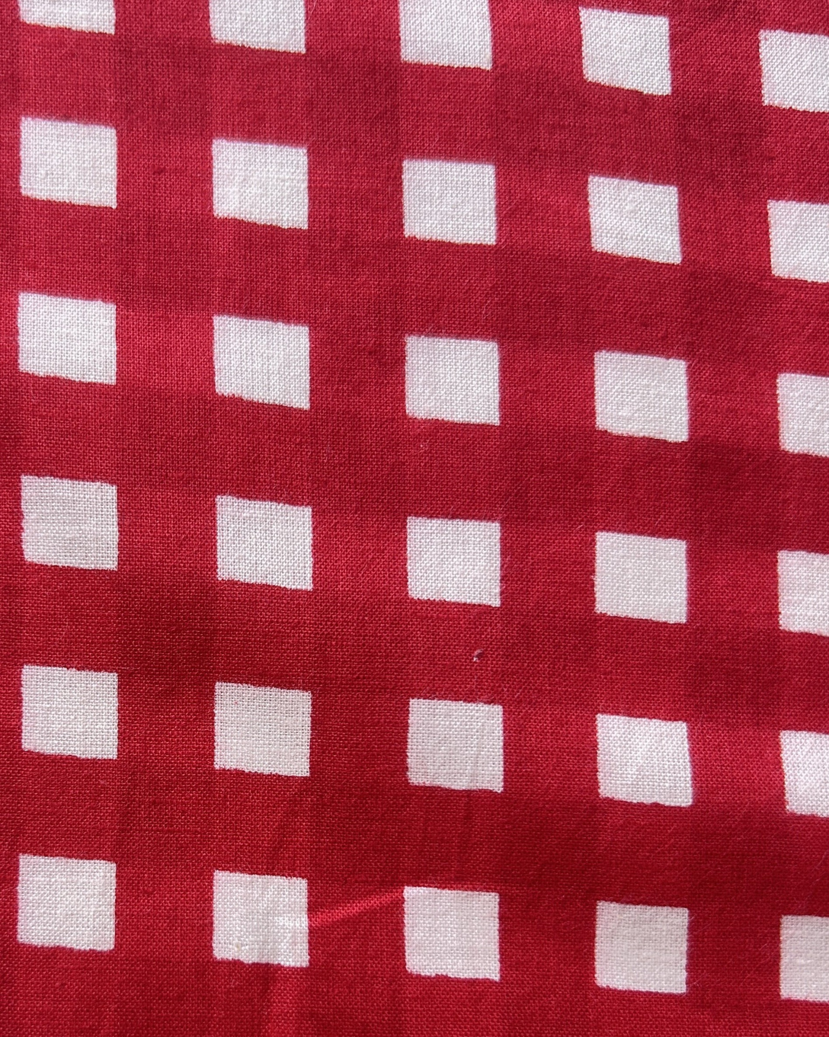 Tela Vichy Rojo - Imagen 3