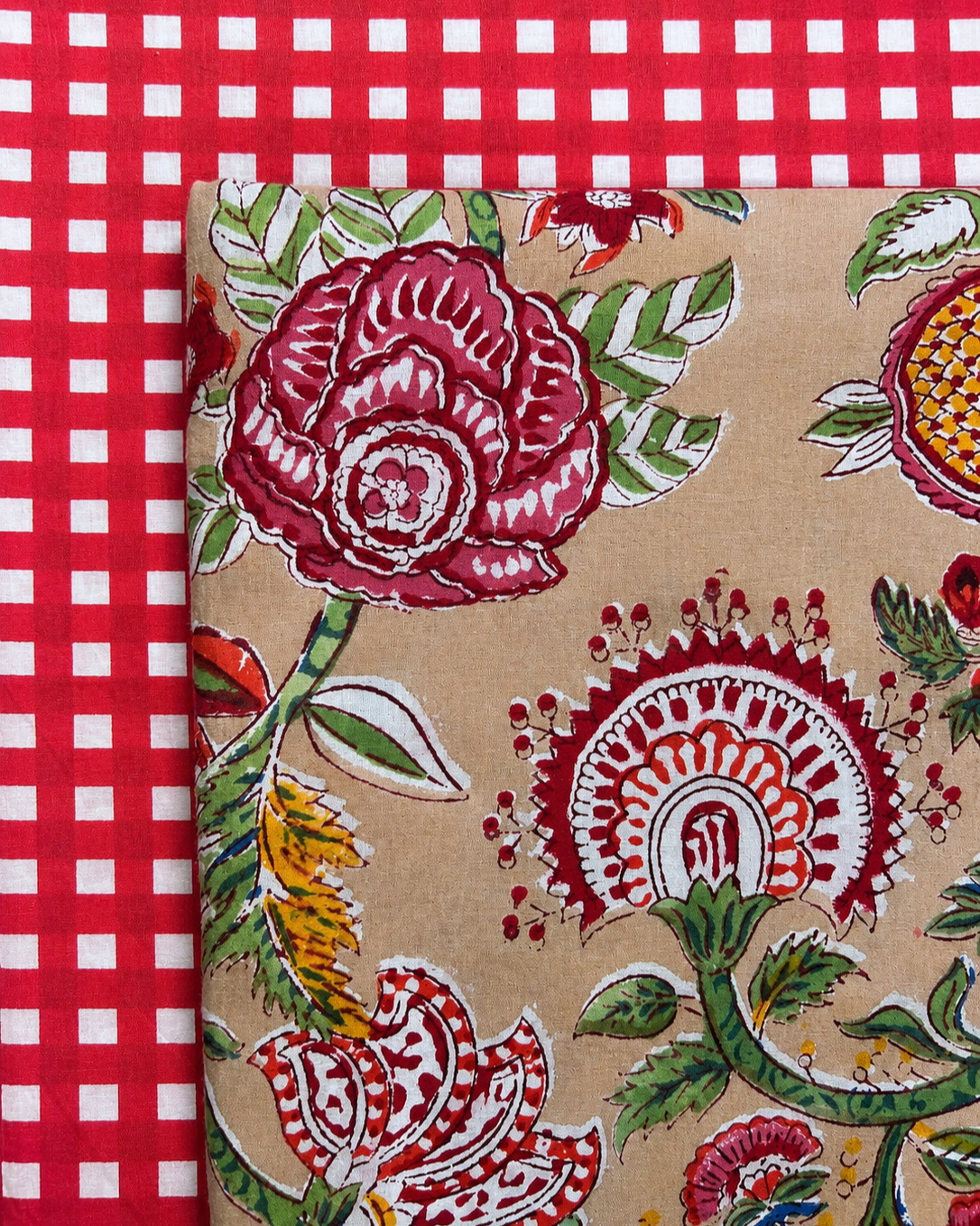 Tela Vichy Rojo - Imagen 4