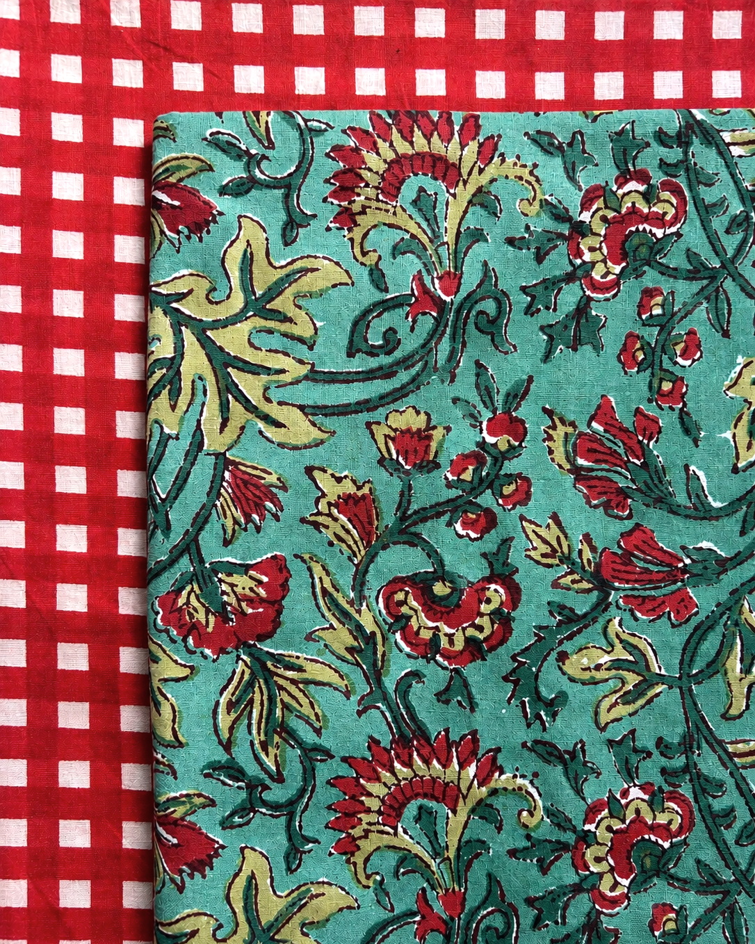 Tela Vichy Rojo - Imagen 5